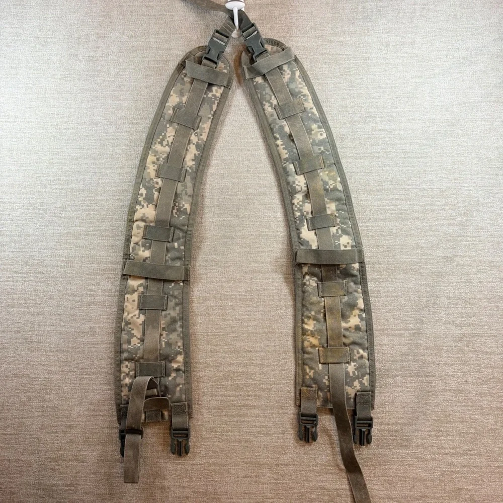 US Military MOLLE II ACU Digital Camo Rucksack Shoulder Straps Tactical Gear